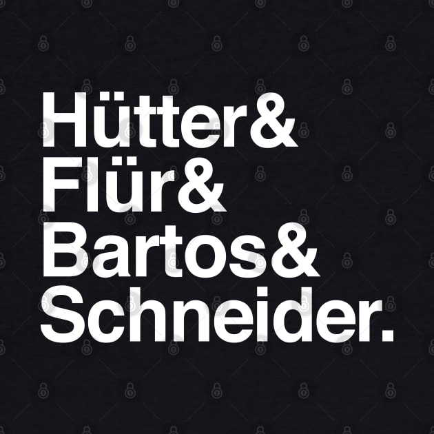 Kraftwerk -  Classic Retro Tribute Names List by DankFutura